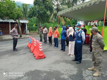 SATGAS Desa Karanggandu Bergabung Dalam Kegiatan Cekpoin Di Watuagung 
